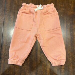 Pink Baby Girl Sweatpants (3-6M)